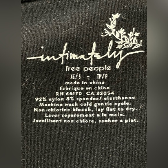 Intimately FP Have It All Long Sleeve In Washed Black Size XS/S - Picture 7 of 10